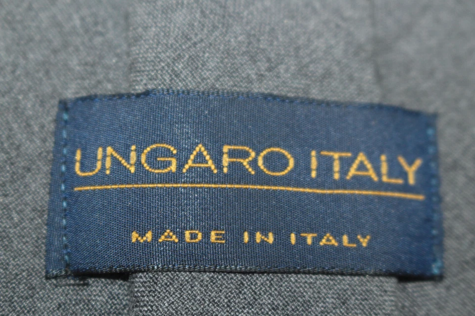 Corbata UNGARO Mezcla Lana Hecha en Italia F82070 Foto 4 de 4