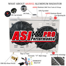 Pour Nissan Skyline R33 GTRGTST R34 GTT 93-98 SHROUD FAN RELAY 3Row Radiateur