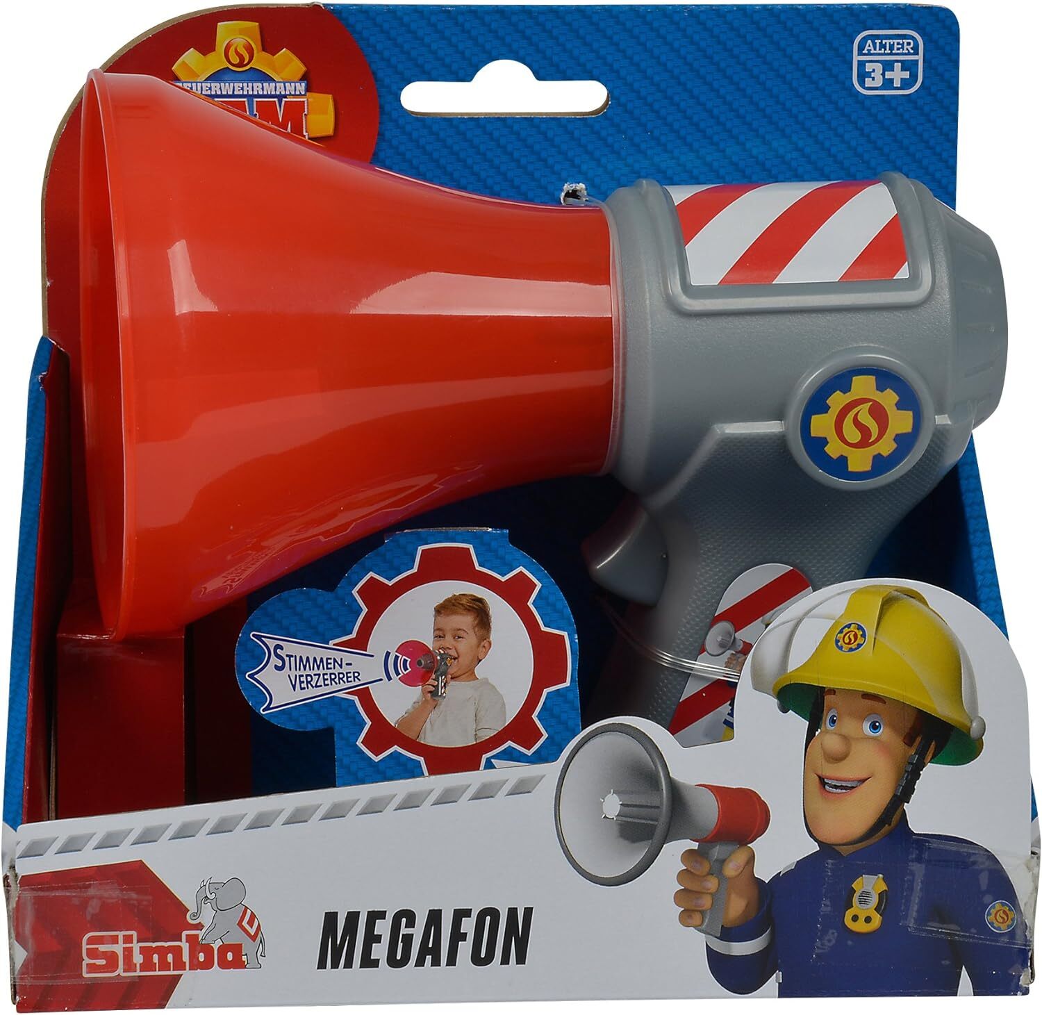 Thumbnail - Simba 109258699 - Feuerwehrmann Sam Megaphon Mit Stimmenverzerrer &