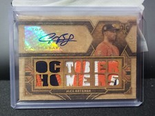 2022 Topps Triple Threads 3 Color Patch Auto Oct Homers Alex Bregman 🔥 1/1 🔥