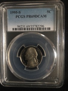 1976-S PCGS PR69DCAM Jefferson Nickel
