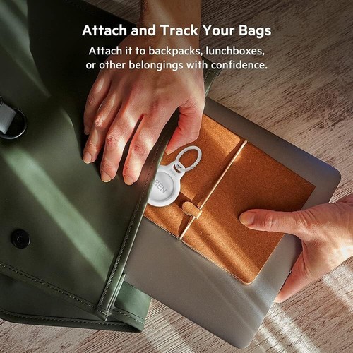 Belkin Apple AirTag Key Ring Fob Secure Scratch Protection Holder Mount - Picture 7 of 25