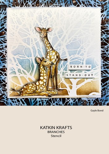 Katkin Krafts - Colección Windswept Dreams 6 in x 8 in estampilla o plantilla de 7 x 7 - Imagen 59 de 63