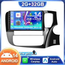 For Mitsubishi Outlander 2012-18 Android 14 Car Stereo Sat Nav GPS Navi Car Play