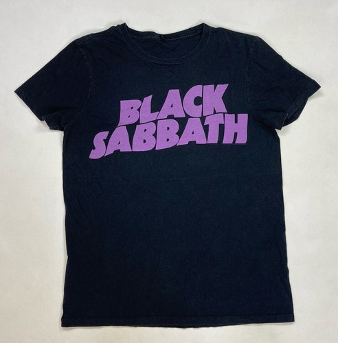 Black Sabbath Grafik T-Shirt Damen Medium Schwarz Kurzarm Musik