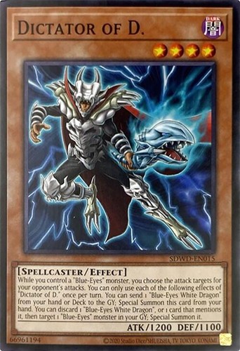 Dictator of D. Super Rare QCCP-JP005 Quarter Century Chronicle