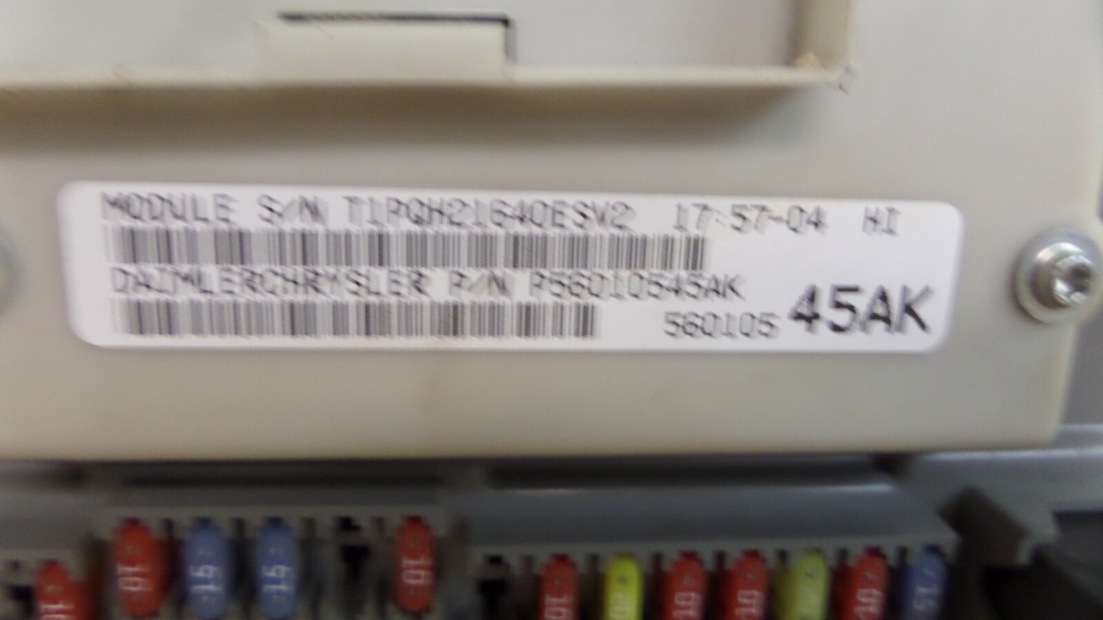 05 2005 Jeep Liberty Body Control Module Interior Cabin Fuse Box BCM