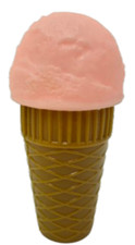 Play Food Vintage Large Strawberry Ice Cream Cake Cone Mint