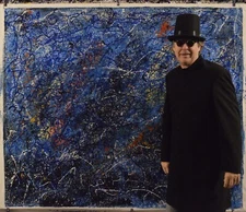 Jackson Pollack style ￼painting￼ 72” X 60”Acrylic, Abstract,POP,XL,Modern,Landsc