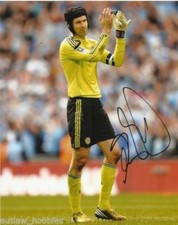 Chelsea FC Petr Cech Autographed Signed 8x10 EPL Photo COA A6