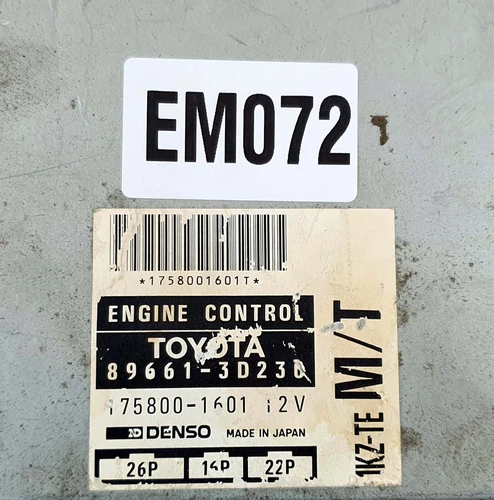 Toyota Hilux Surf KZN185G KZN185W 1KZ-TE M/T 89661-3D230 engine computer oem jdm - Picture 2 of 10
