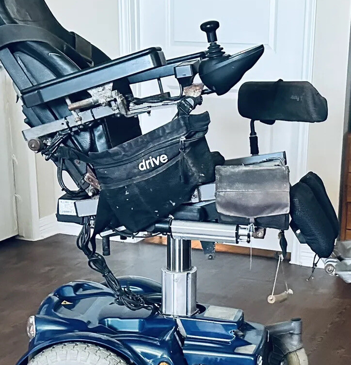 PERMOBIL STREET WHEELCHAIR, 12”SEAT & LEGS ELEVATE, TILT,RECLINE