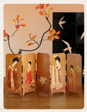 Chinese style bookmark famous painting Office Student Reading Gift 2.1"X5.5"