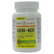 Geri-Kot Senna 8.6mg 200 count Tablets