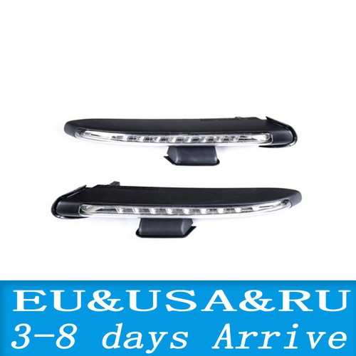 Pair LED Fog Light Assembly Lamp For Porsche Cayenne 958 Turbo Style 2011-2018 - Picture 1 of 6