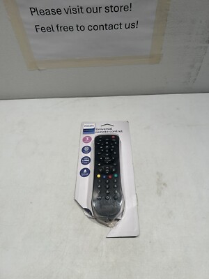 PHILIPS Universal Remote Control Audio/Video 3 Device Black SRP9232D/27.