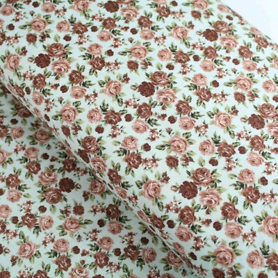 Blumenmuster Baumwollstoff Patchwork Kleidung Wimpel Rückseite