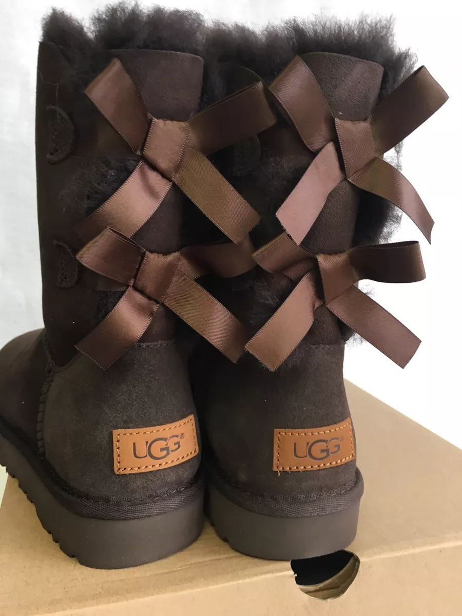 Ugg womens bailey best sale bow ii boots chocolate