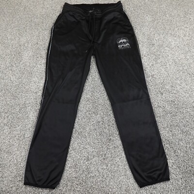 Ecko Unltd Pants Mens Large Black Jogger Drawstring Sweatpants Skate Grunge Y2K