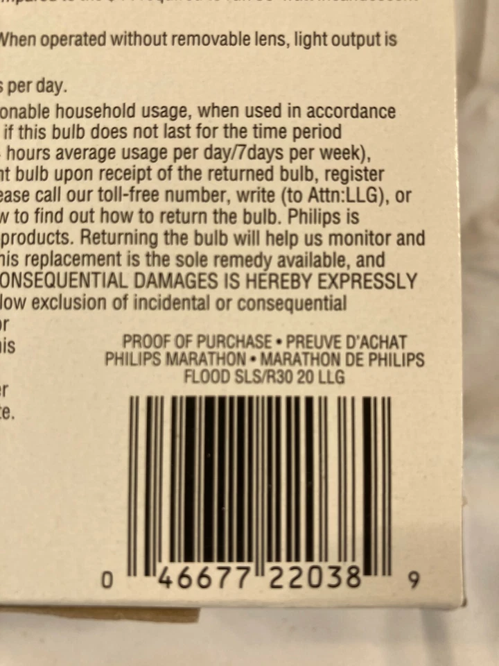 Philips 20 Watt R30 Lamp/Lightbulb - Image 4 of 4