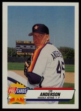1993 Fleer ProCards  Tom Anderson Osceola Astros