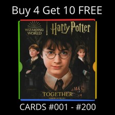 Harry Potter 'Together' Contact Trading Cards - PANINI - #001 - #200