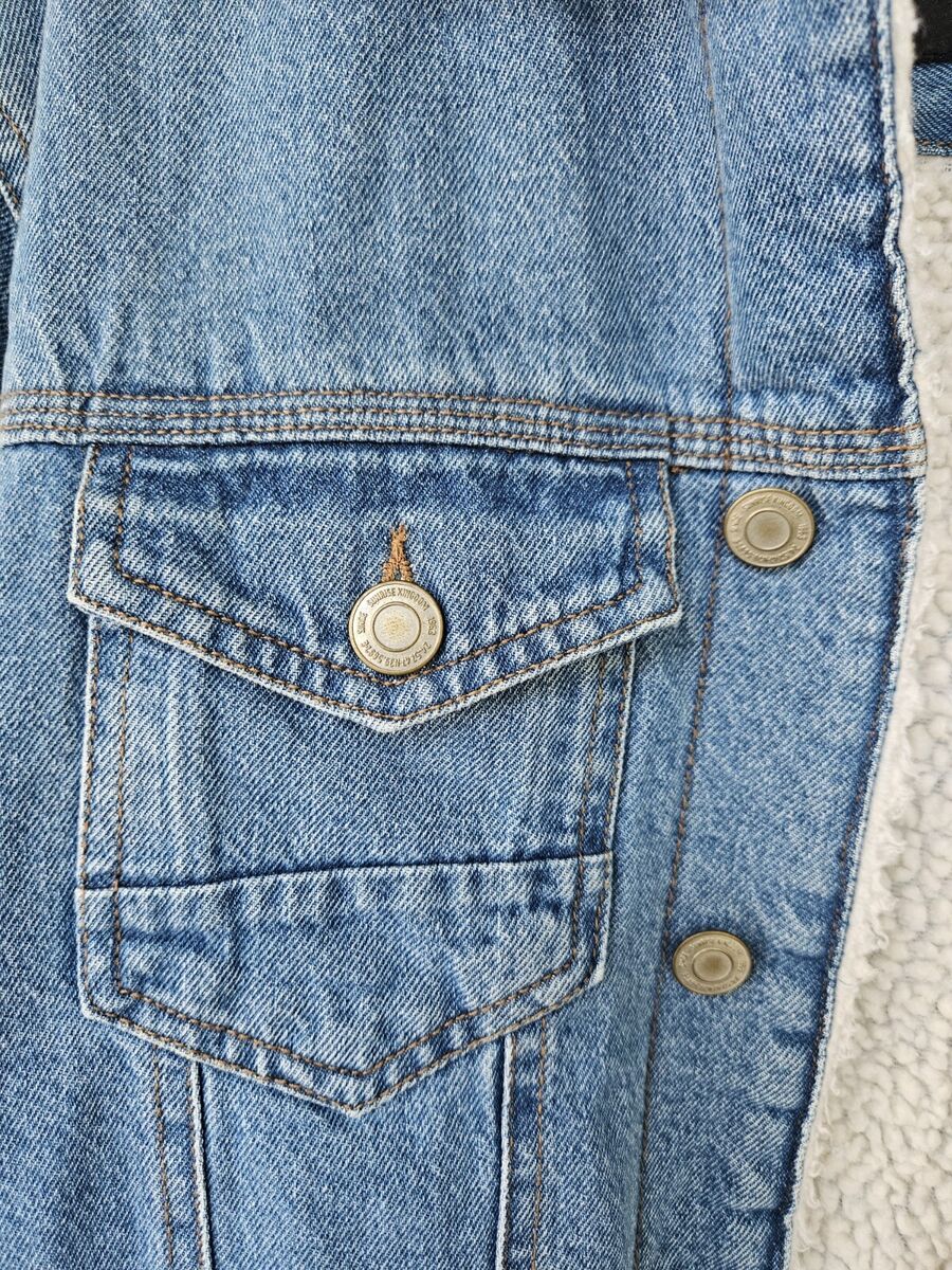 Men's Small Sunrise Kingdom Jean Jacket With* Shepra Lined Men's Small Sunrise Kingdom Jean Jacket With* Shepra Lined