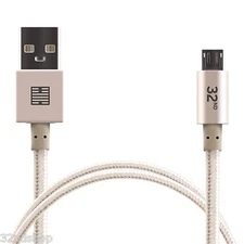 32nd USB - Micro USB Sync Data charging Cable Anodized Connectors 