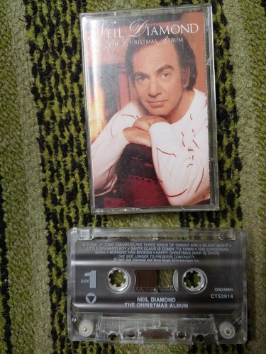 Neil Diamond The Christmas Album Audio White Xmas Silent Night Music Cassette - 第 1/2 張圖片