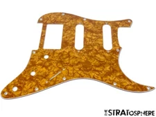 * NEW Gold Pearloid HSS Stratocaster PICKGUARD for Fender Strat 3 Ply Standard