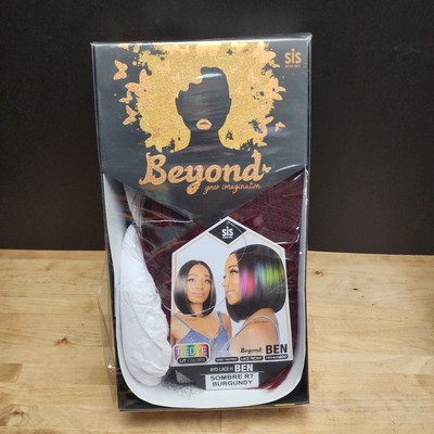 ZURY SIS BEYOND SYNTHETIC LACE FRONT WIG BYD LACE H - BEN SOMBRE RT BURGUNDY 