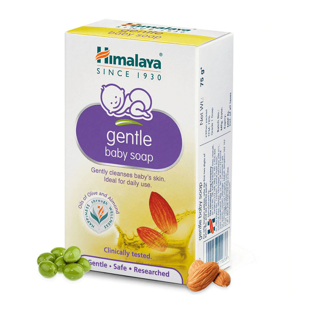 Herbals Suave Bebé Jabón Limpieza Estado Aceite de Oliva de Almendras Envío G...