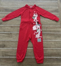 Vintage 101 Dalmations Pajamas Walt Disney One Piece Kids Toddler 4T 80  s