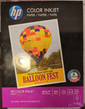 HP Color Printer Paper, Color Printing 24lb, 8.5 x 11, Letter, 96 Bright, 500X2