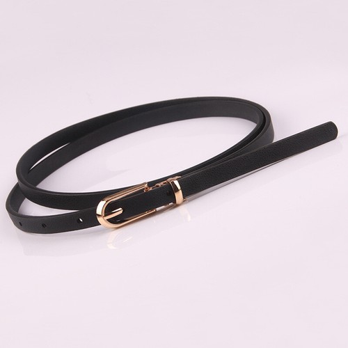 Womens Skinny Waist Belt Dress Belt Thin PU Leather Narrow Waistban 。 - Picture 15 of 33