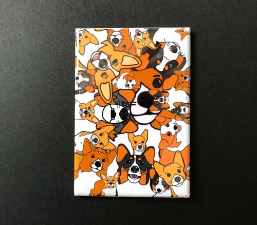 Corgi Magnet Funny Handmade Puppy Dog Gifts Accessories and Kitchen Home Decor - Picture 10 of 12