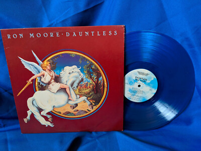 Ron Moore LP Dauntless Airborn AR 7777 Rare Blue Wax Xian 80s Rock
