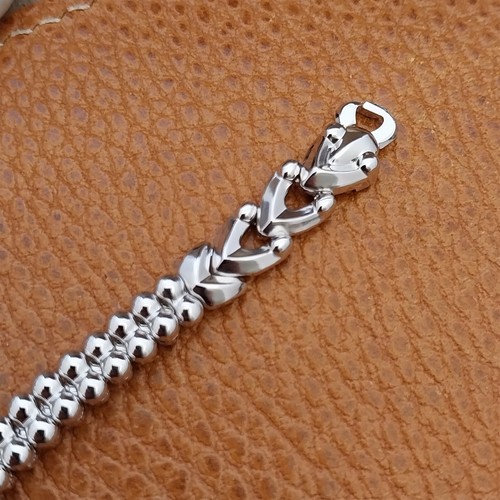 Vintage 1950s JB Champion White Gold Filled Ladies Hearts Cocktail Watch Band - Picture 8 of 9