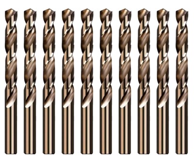 Cobalt Drill Bit with Size 1/16'' to 1/2'' HSS M35 Metalworking Drill Steel Metal