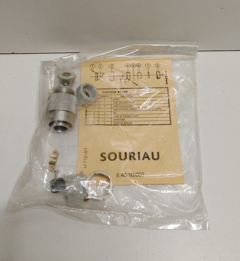OLD STOCK SOURIAU 3PIN CIRCULAR CONNECTOR KIT 8.40.10.008 for sale online eBay