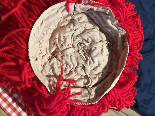Raggedy Ann Vtg. Handmade Costume Outfit Wig Hat Set Child’s EUC Dance School - Picture 10 of 24