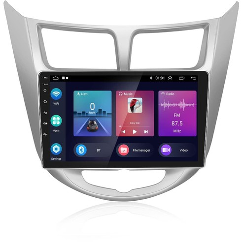 For 2012-2017 Hyundai Accent Radio with CarPlay and Android Auto GPS Stereo+Cam - Bild 18 von 19