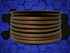 DC Audio - 4 Gauge Wire CCA Power / Ground Cable - 100ft Length - Black