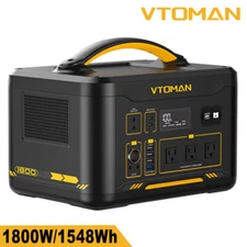 VTOMAN Jump 1800 Portable Power Station 1800W/1548Wh LiFePO4 Battery Generator