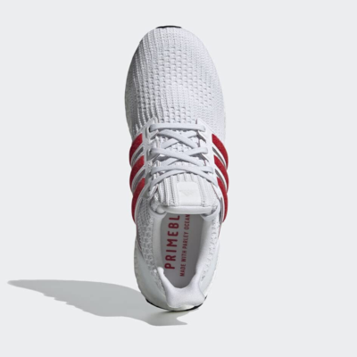 Adidas Ultraboost 4.0 DNA Womens Shoes Color: Footwear White/Silver/RED  Size 11 | eBay