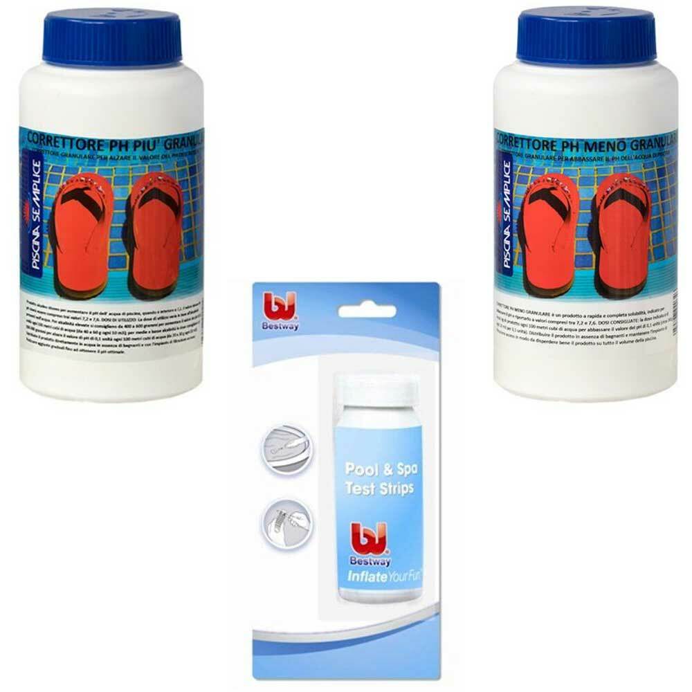 KIT UNIVERSALE PER L'ANALISI PH PISCINA BESTWAY INTEX GRE LAPI