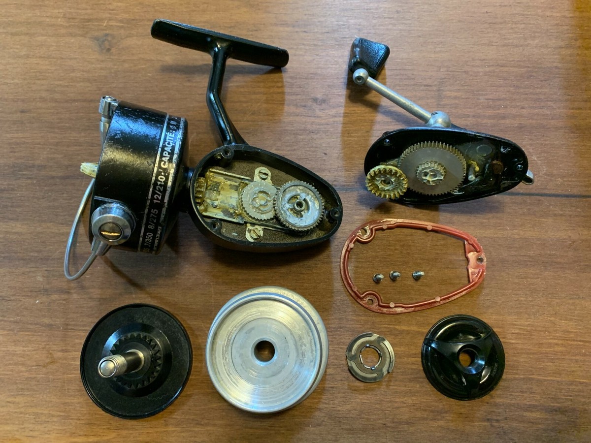 Mitchell 300A Vintage Fishing Reel (1981 to 1982) with Protective Pouch