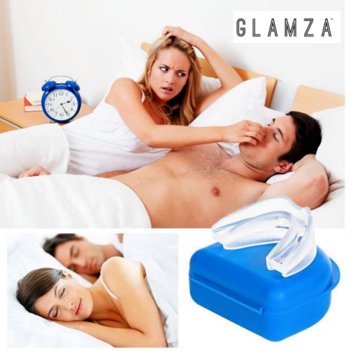 Boquilla protectora anti-ronquidos dispositivo ayuda para dormir herramienta para detener la apnea - Imagen 1 de 4