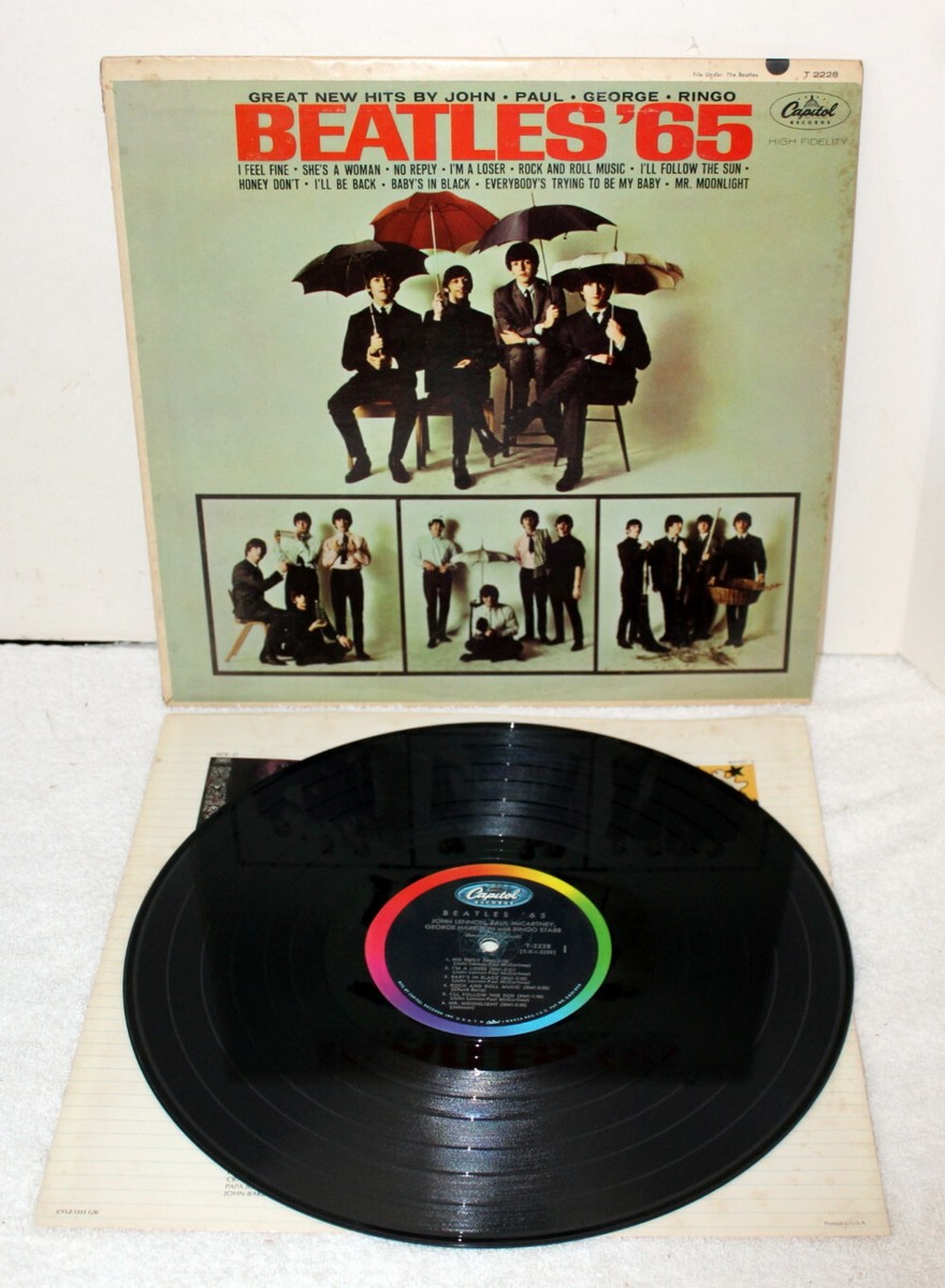 Beatles 65' ~ Capitol 1965 T-2228 ~ LP Record ~ UK Original