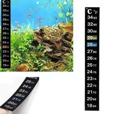  Aquarium LCD-Thermometer Digital Klebe C° u...